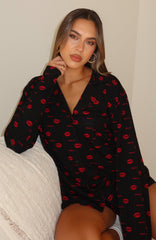 Dreamscape Long Sleeve Pyjama Set Cherry Kisses