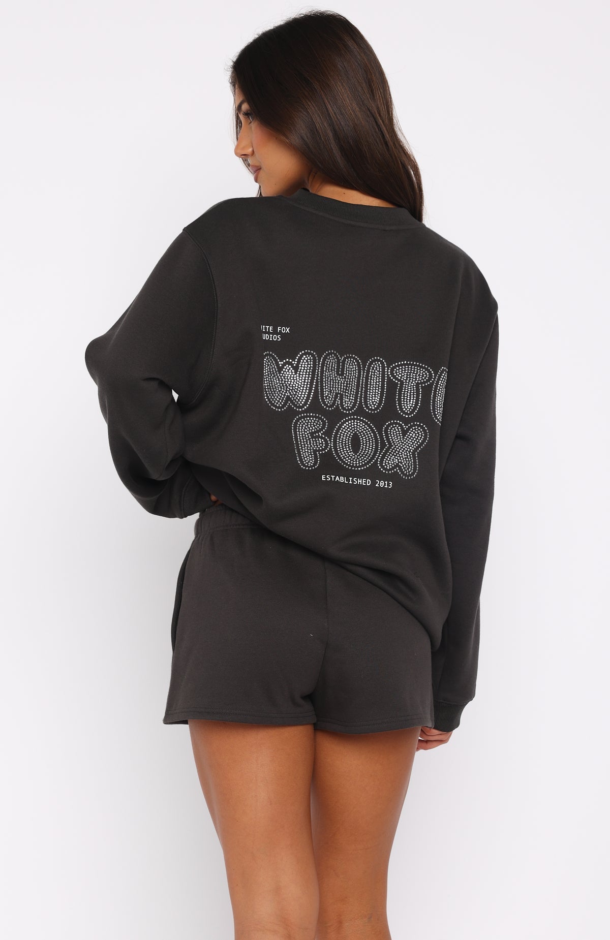 Forever Is Ours Oversized Sweater Charcoal