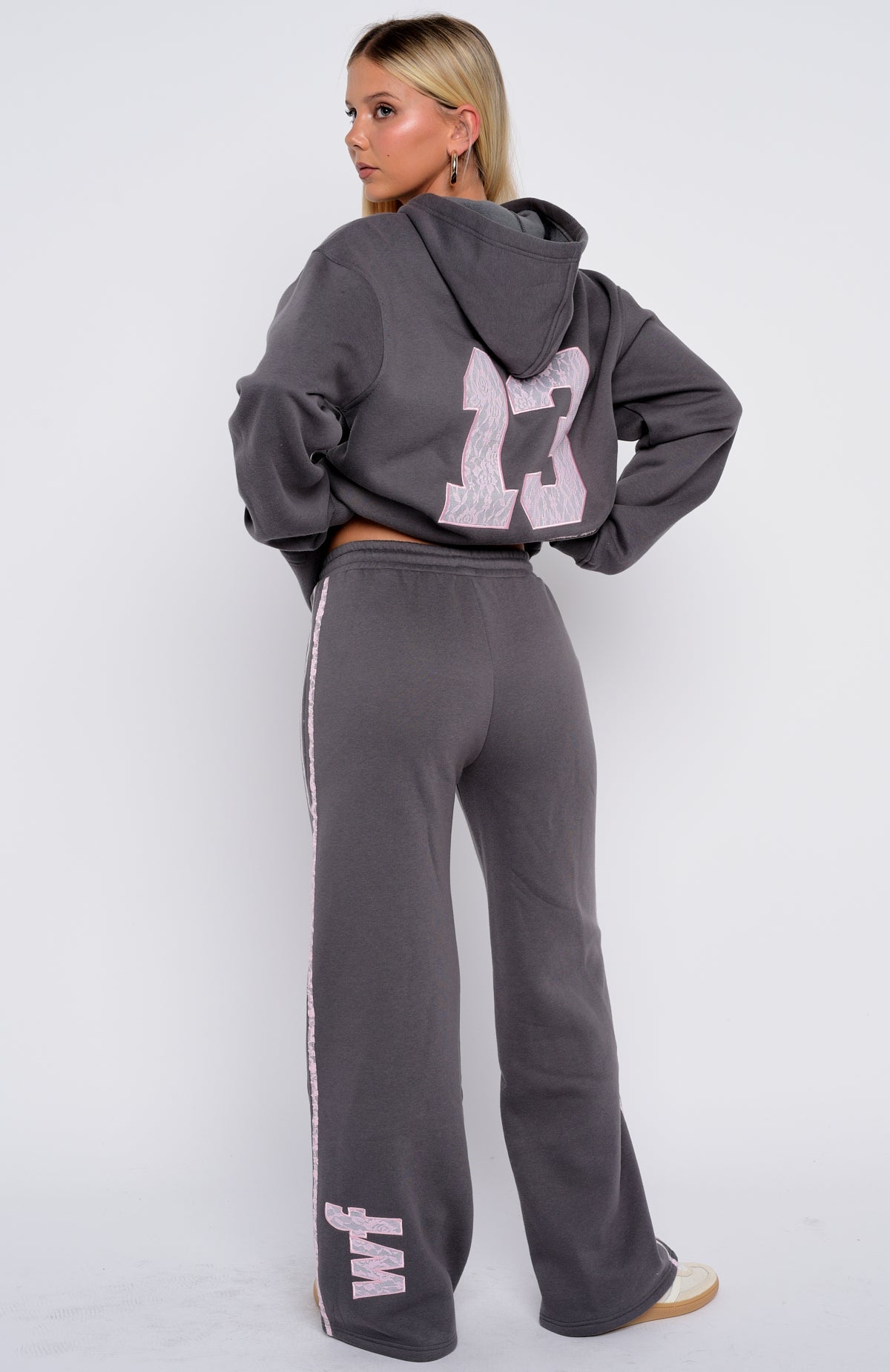 Gave You Everything Wide Leg Sweatpants Volcanic
