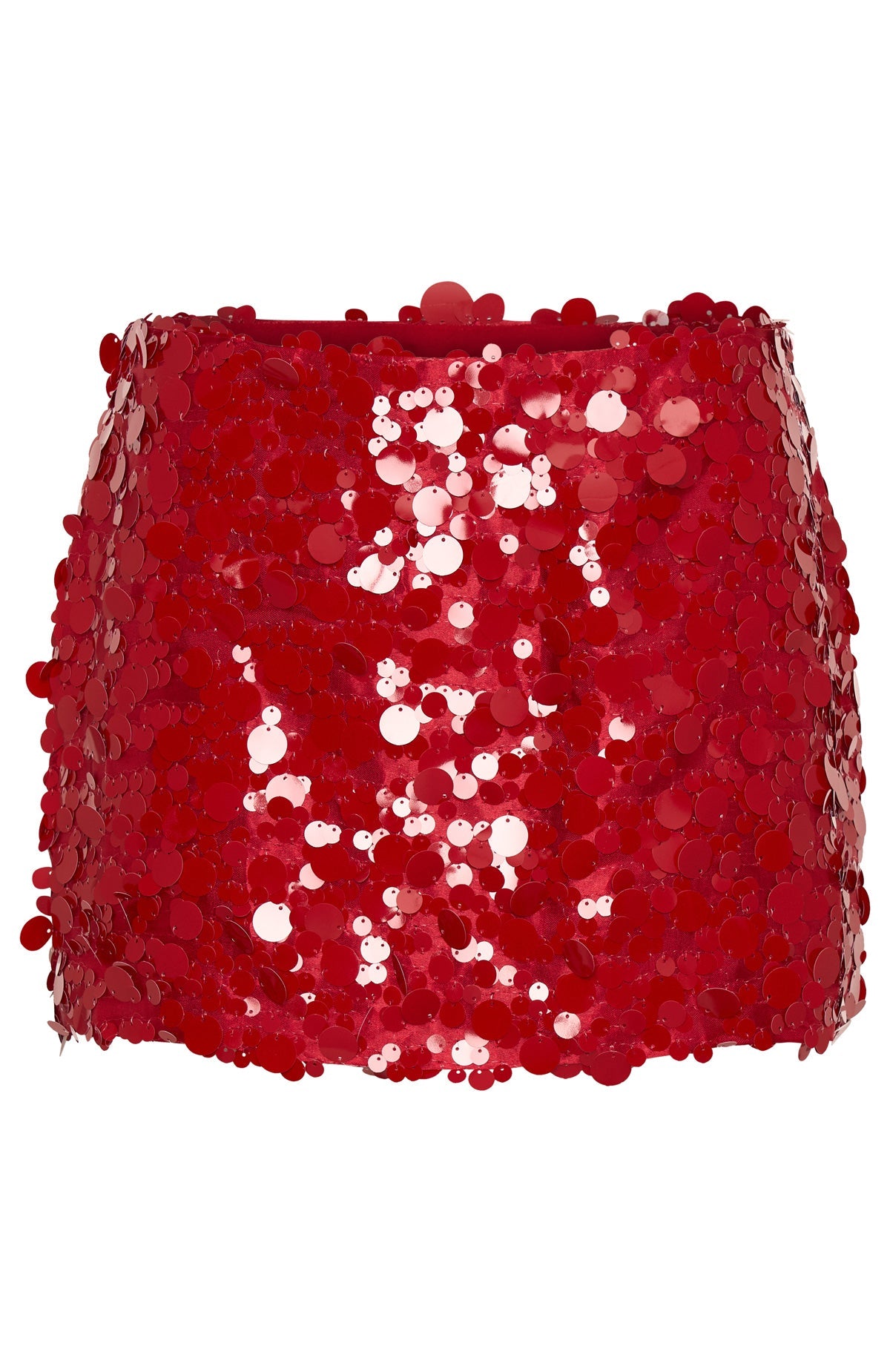 Girly Things Sequin Mini Skirt Red