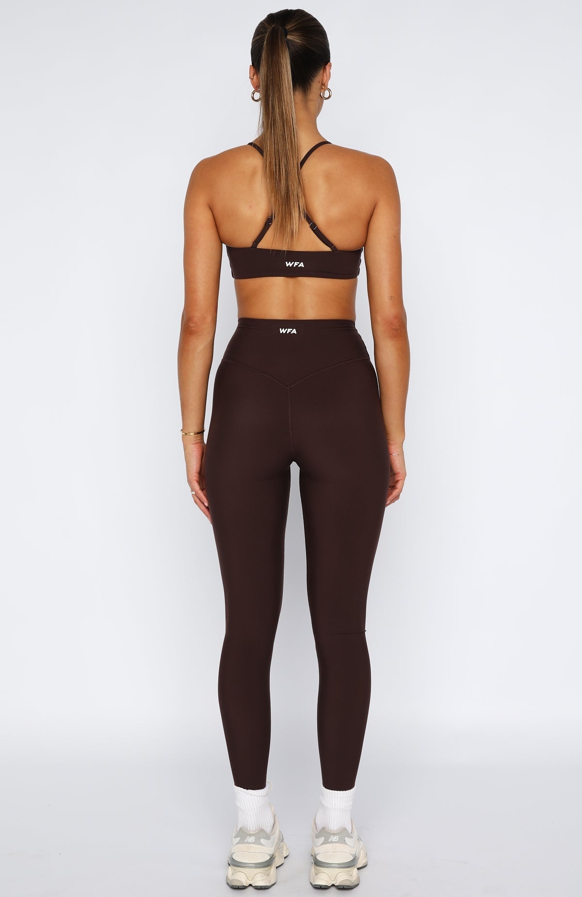 Go Getter High Waisted Leggings Dark Chocolate