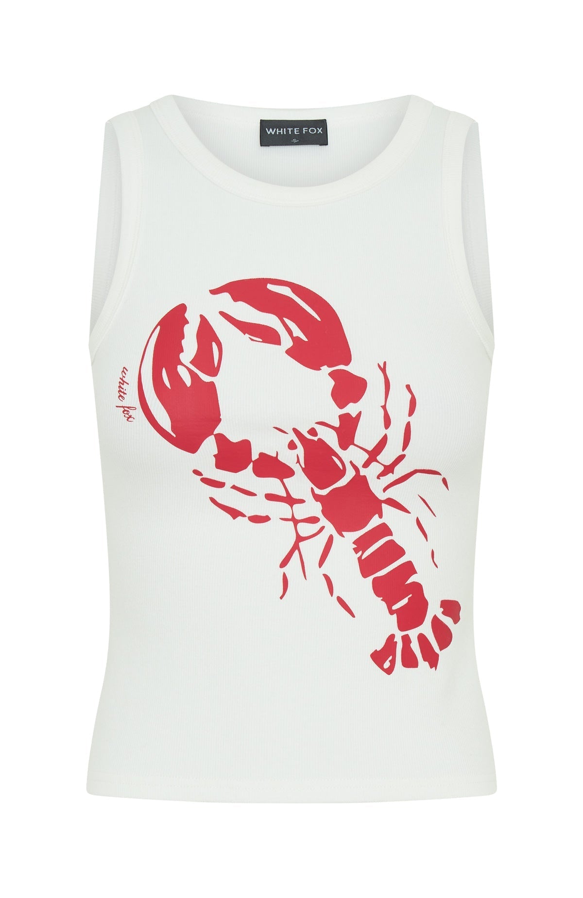 Happiest By The Ocean Tank Top White