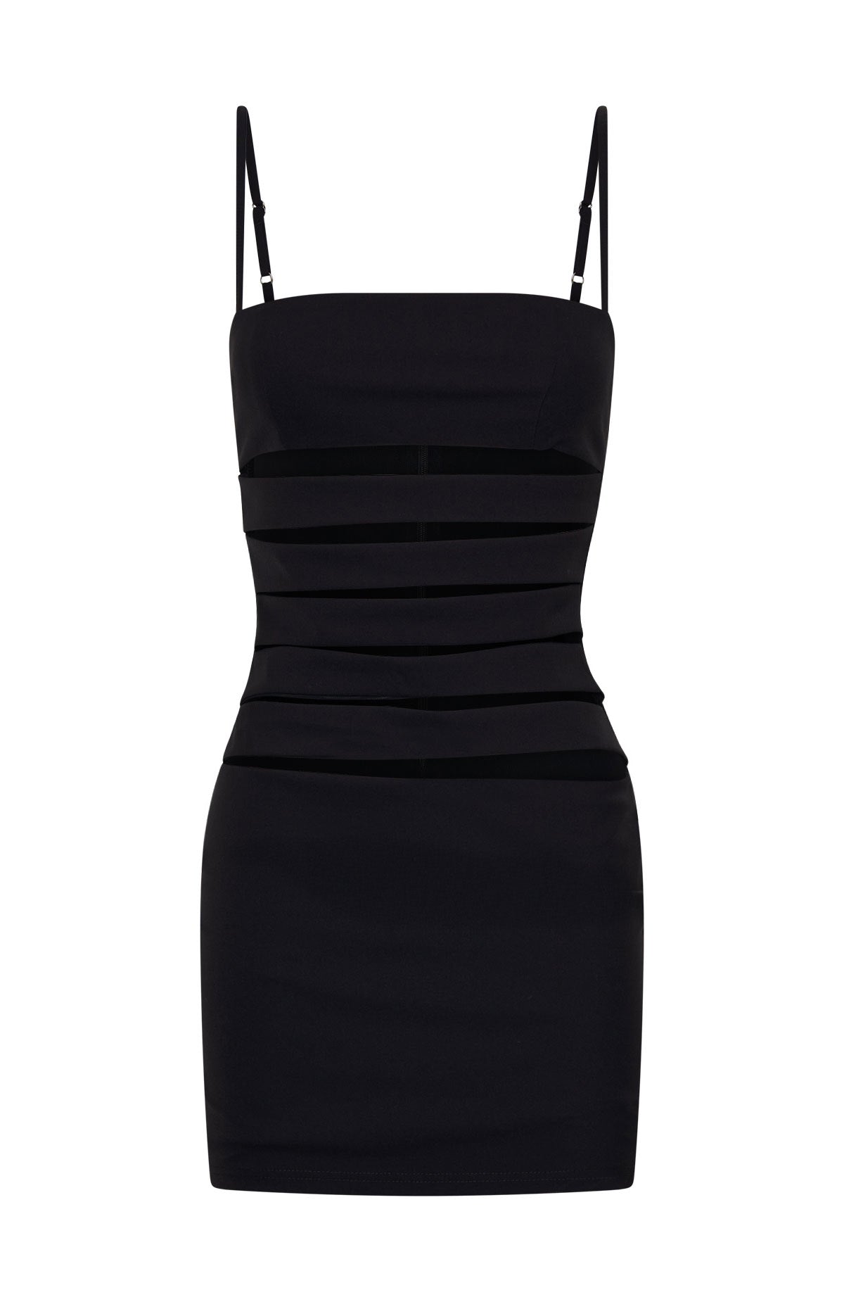 He Won't Hear This Mini Dress Black
