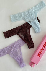 Heart Strings Underwear Set Chocolate Mix