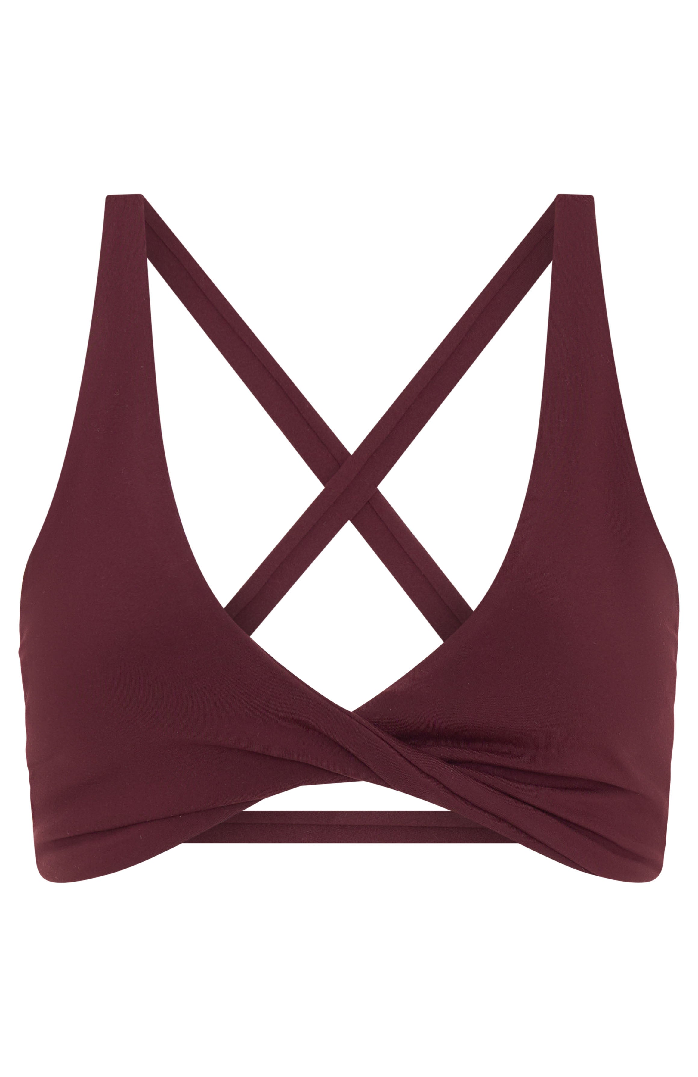 High Definition Sports Bra Merlot