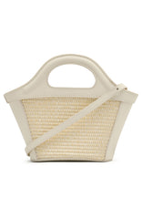 Jehan Top Handle Bag White