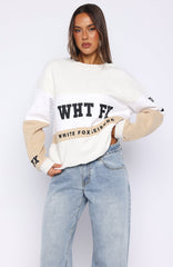 Latest And Greatest Oversized Sweater Neutral