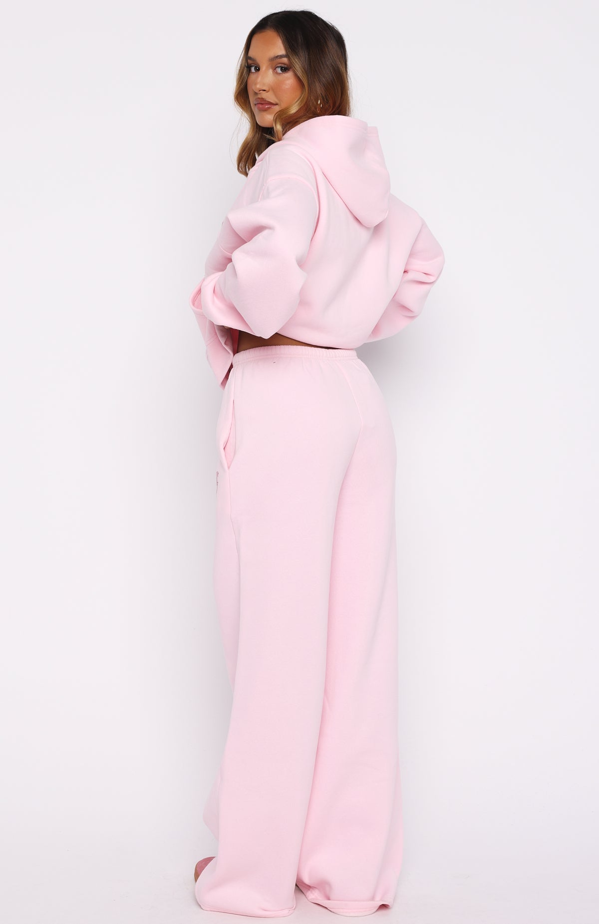 Lucky Ones Wide Leg Sweatpants Pink