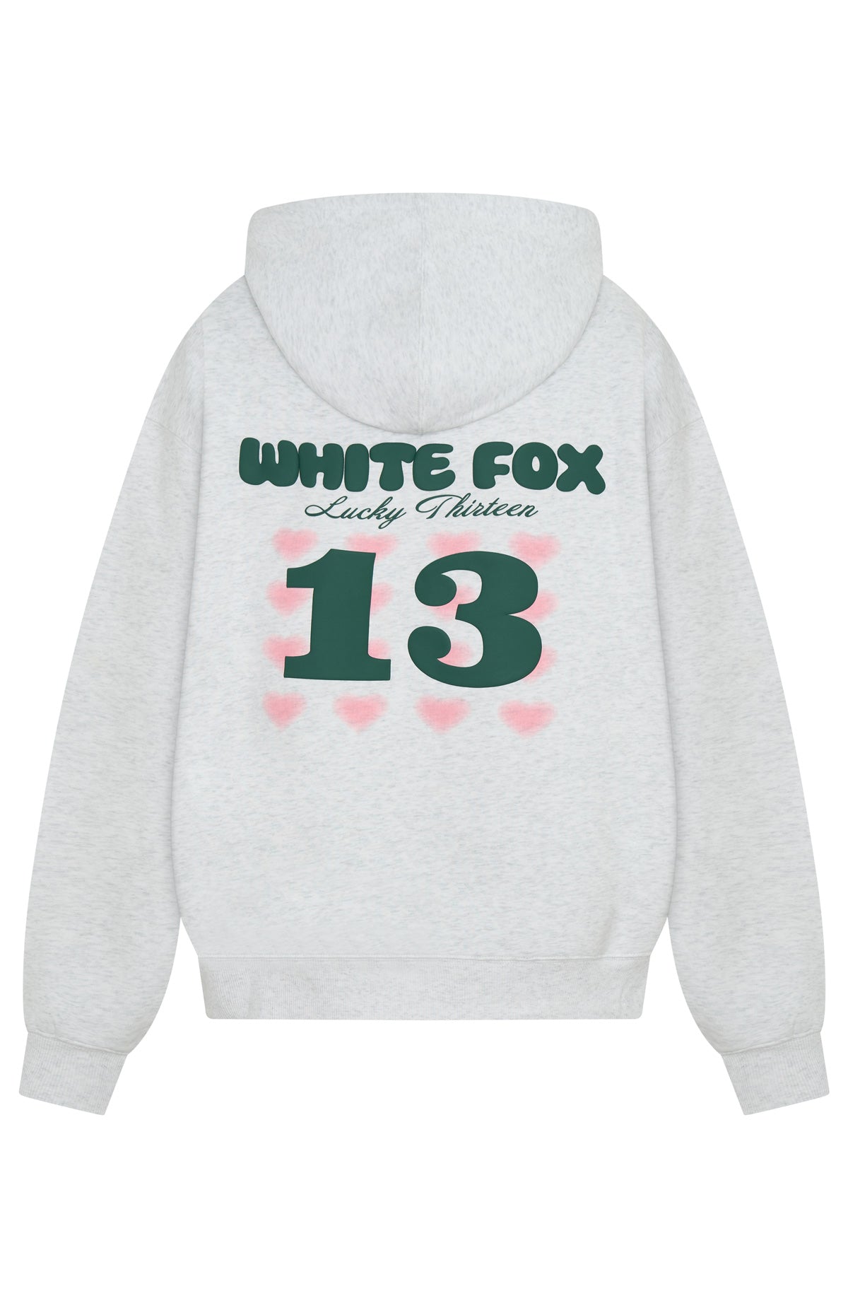 Lucky Thirteen Charise Zip Front Hoodie Grey Marle