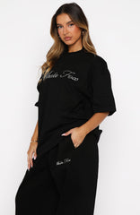 Make It Or Break It Oversized Tee Black