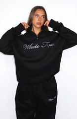Make It Or Break It Quarter Zip Sweater Black