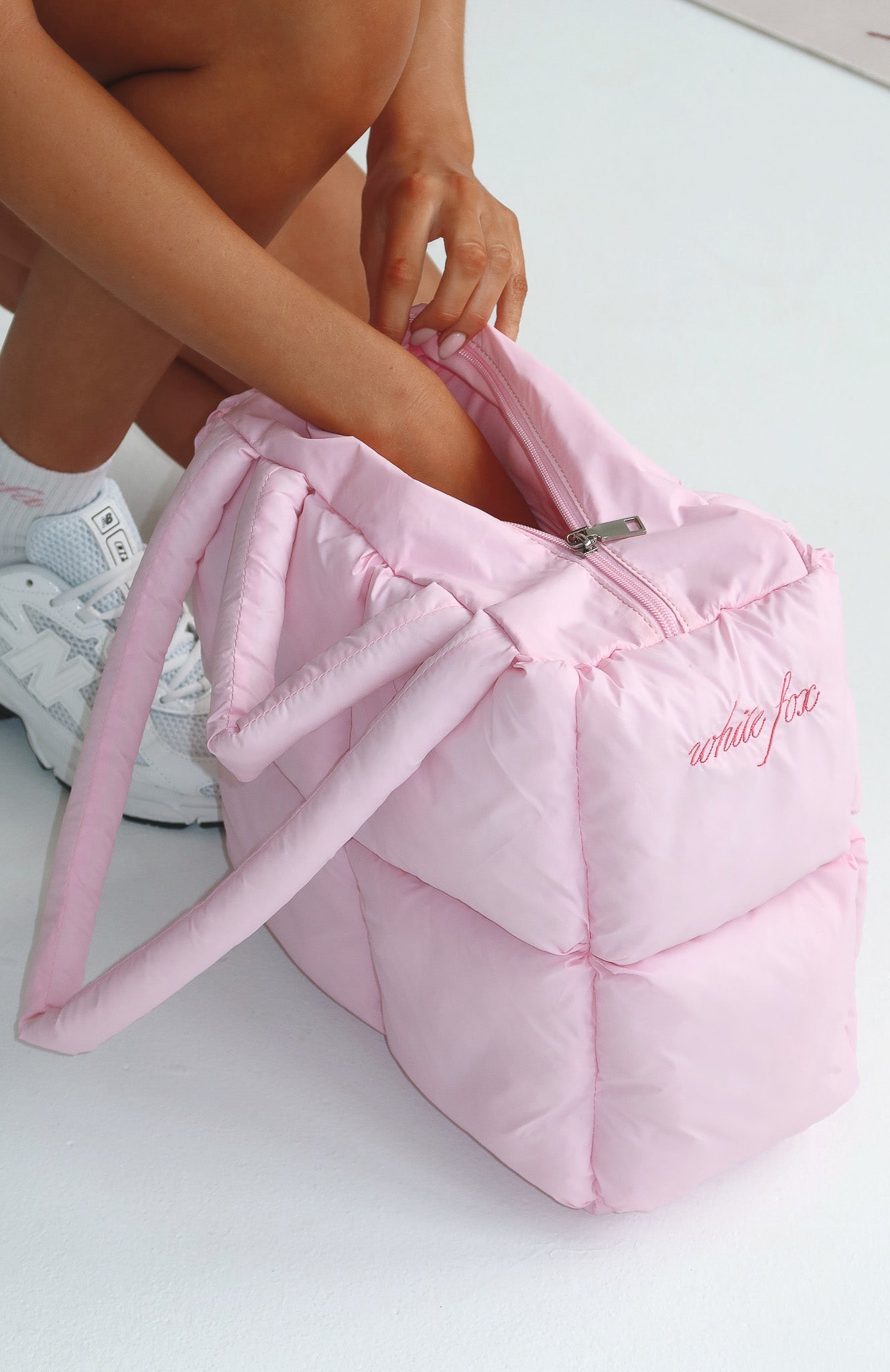 Malik Puffer Shoulder Bag Marshmallow