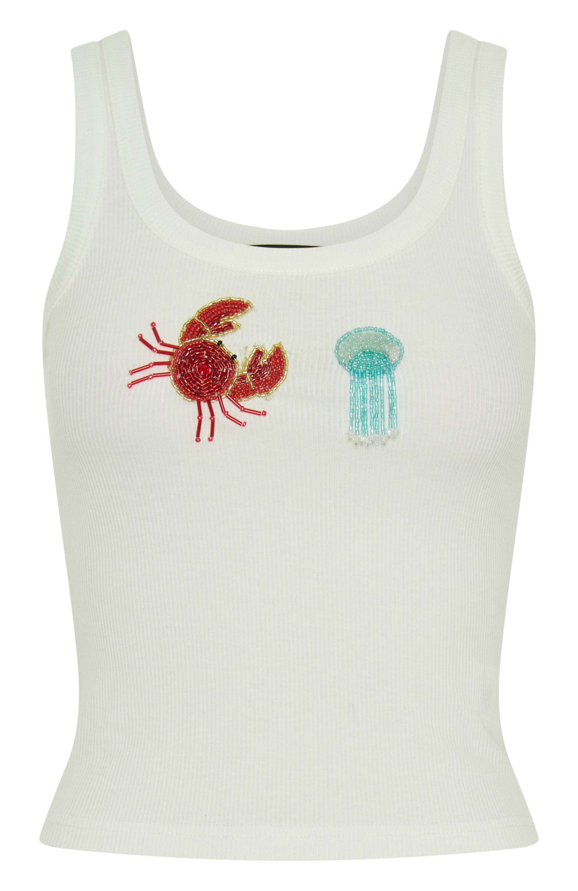 Mistral Rib Tank White