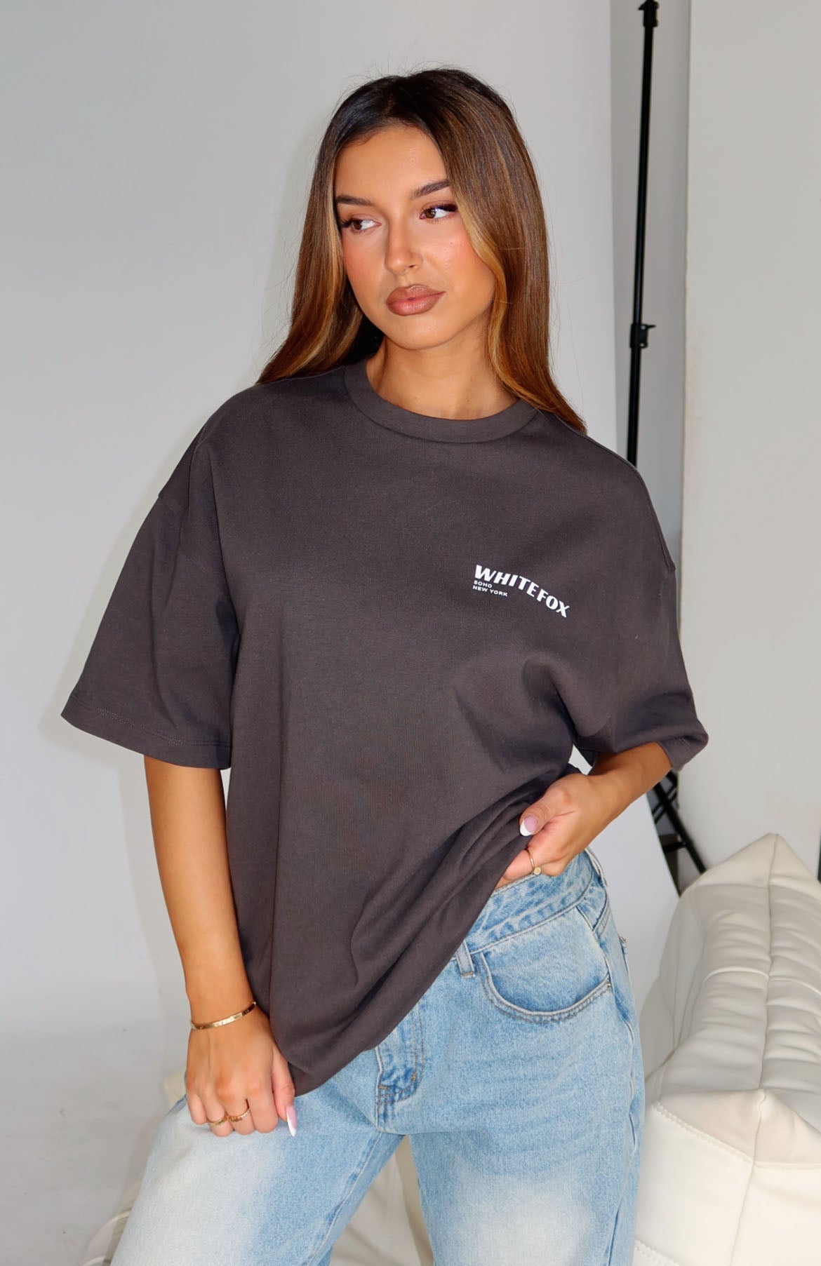 New York Archives Oversized Tee Volcanic