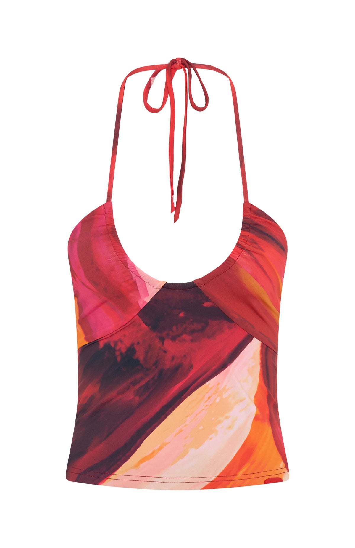 Ocean Obsessions Halter Top Sunset Petal