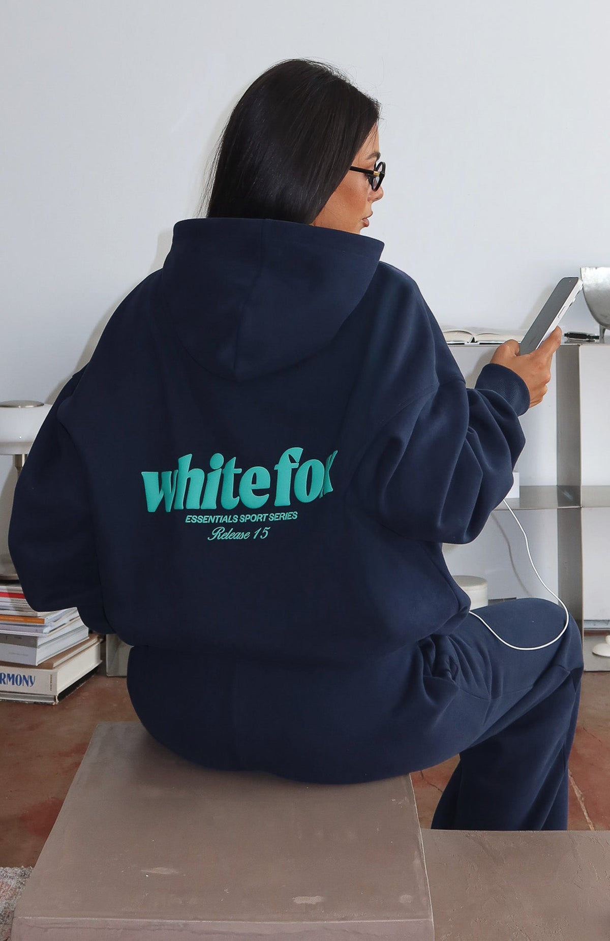 Release 15 Kiana Oversized Hoodie Navy