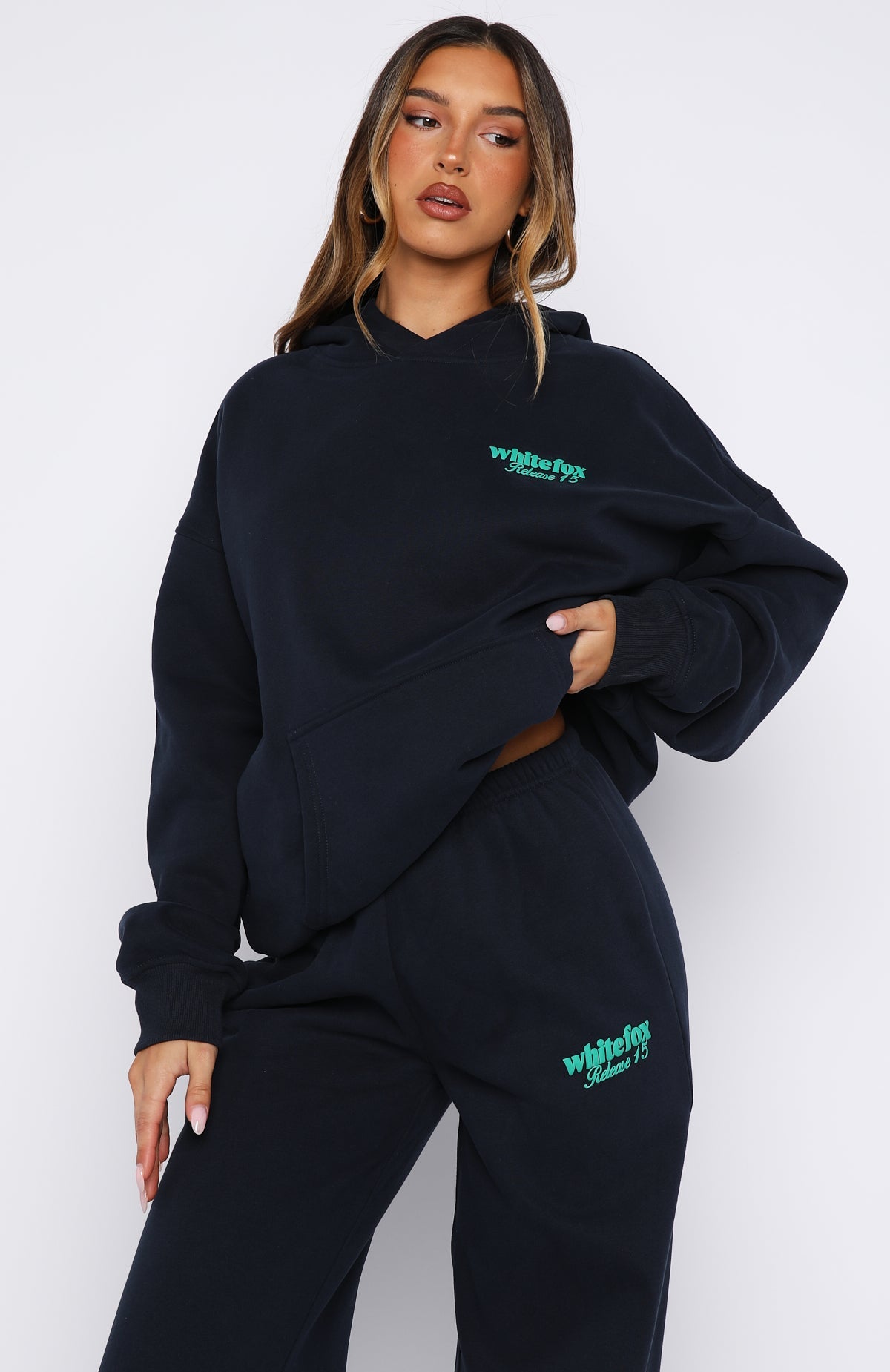 Release 15 Kiana Oversized Hoodie Navy