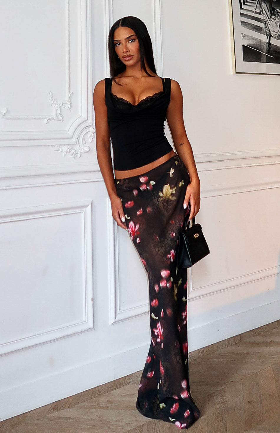Sunday Strolls Maxi Skirt Lace And Bloom