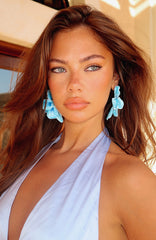 Rue Earrings Blue