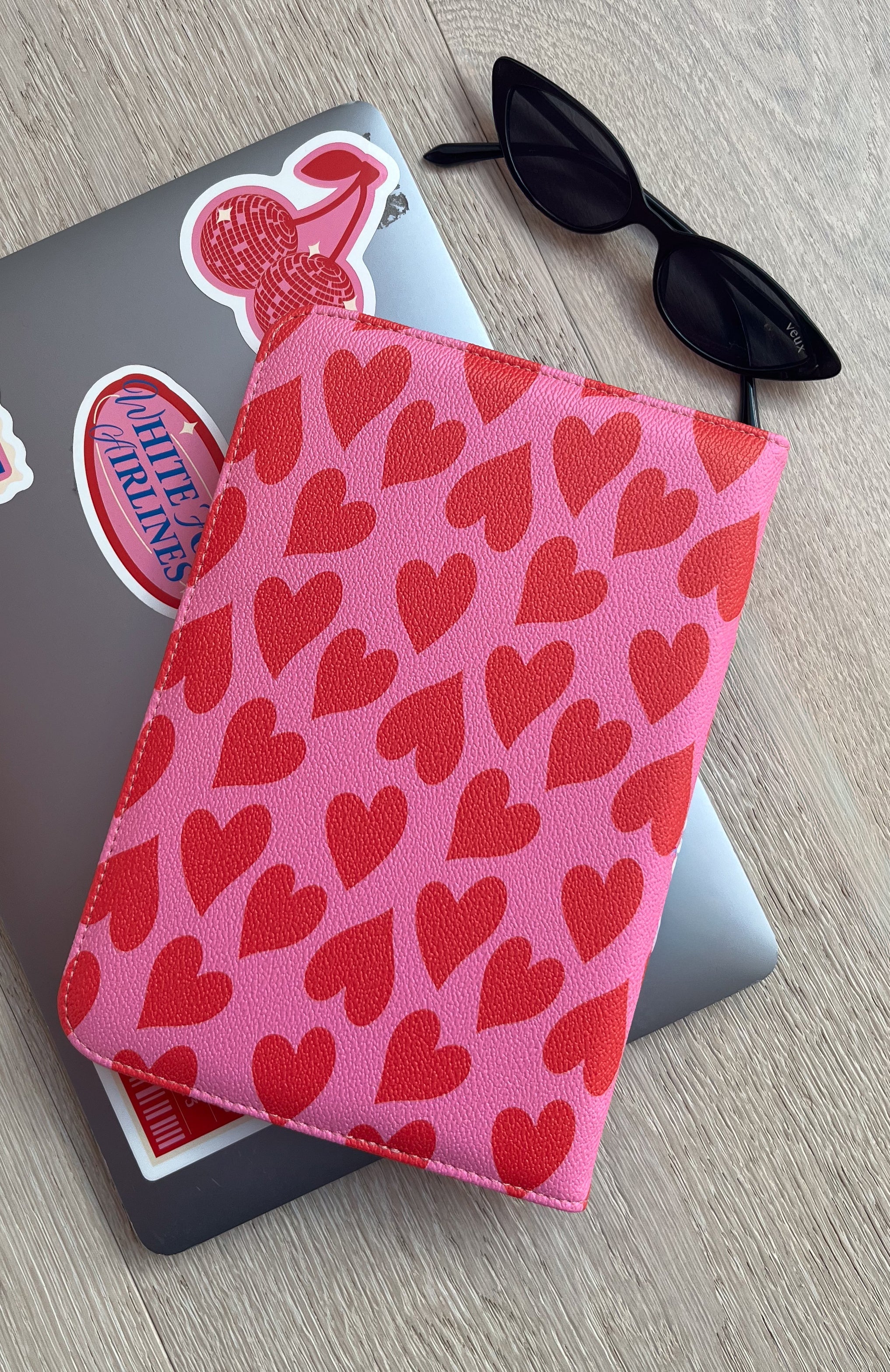 Speckles A5 Notebook Pink Hearts