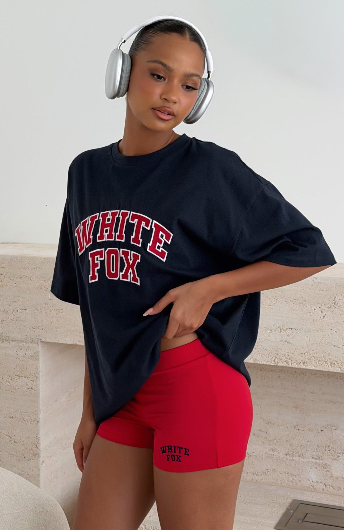 Starting Fresh Oversized Tee Navy