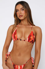 Summer Anthem Bikini Top Flamin' Horizon