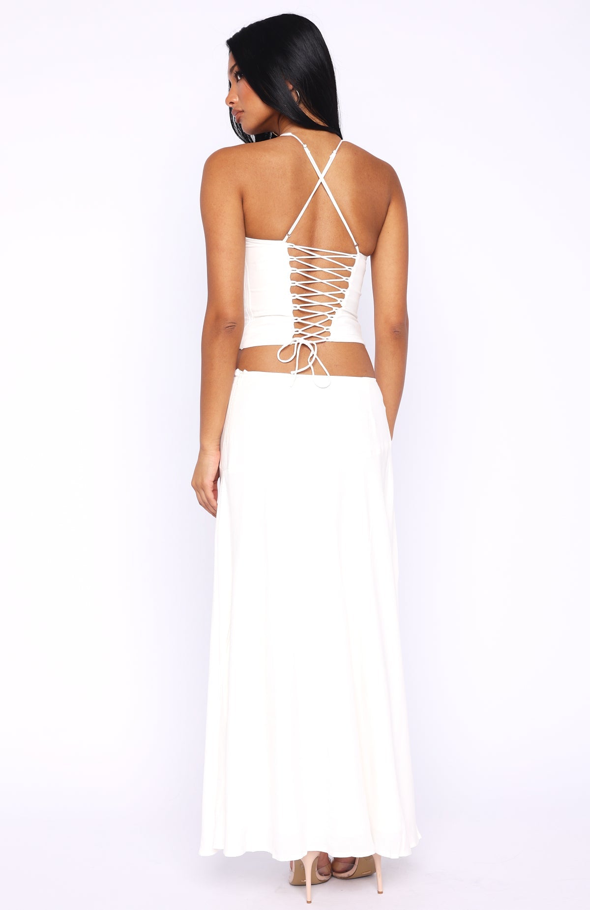 Sunbliss Maxi Skirt White