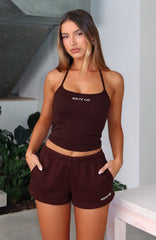 Test Drive Halter Top Chocolate