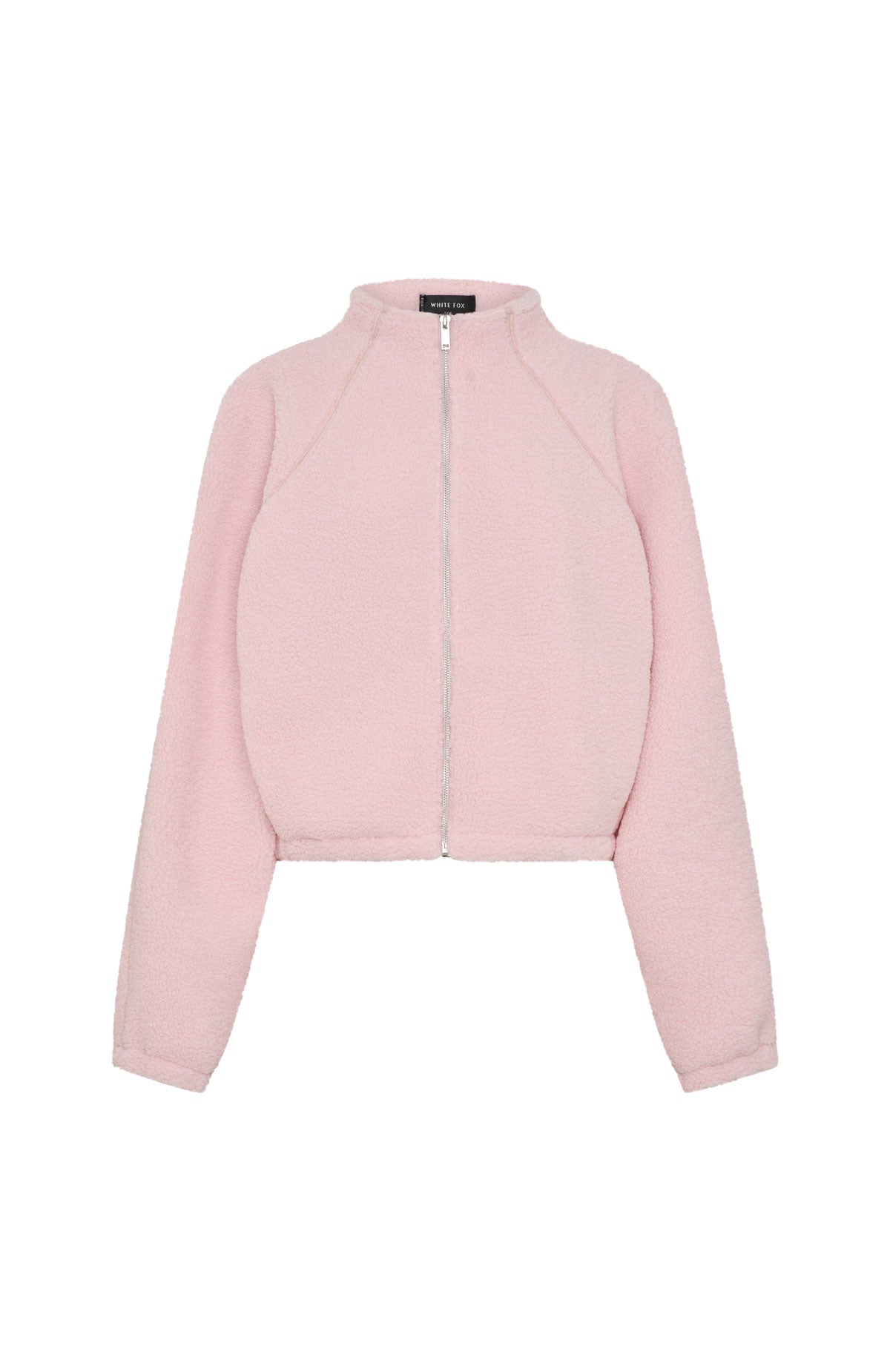 Up The Hill Teddy Zip Up Jacket Ballet Pink