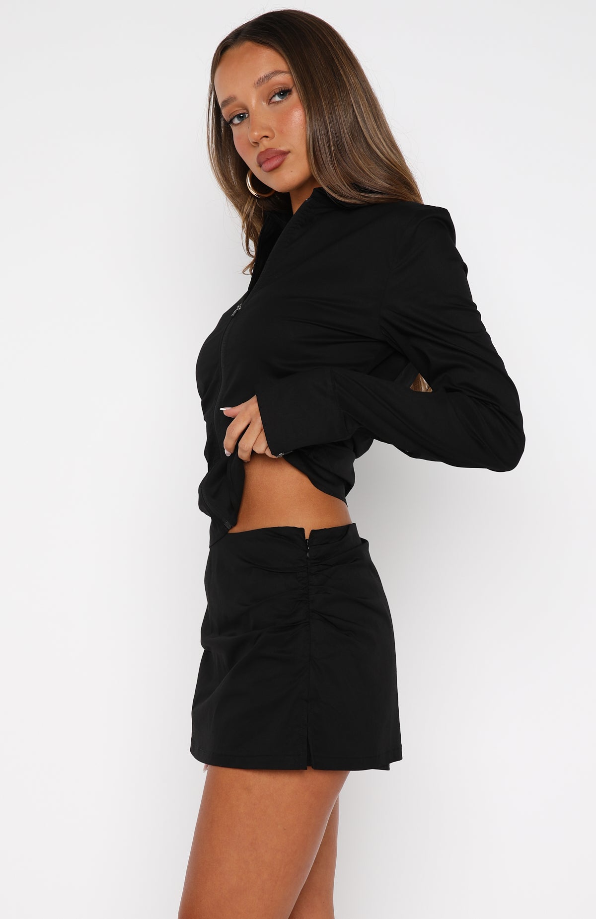 You Give Me Something Mini Skort Black