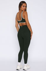 Go Getter High Waisted Leggings Forest