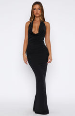 Vacation Time Maxi Dress Black