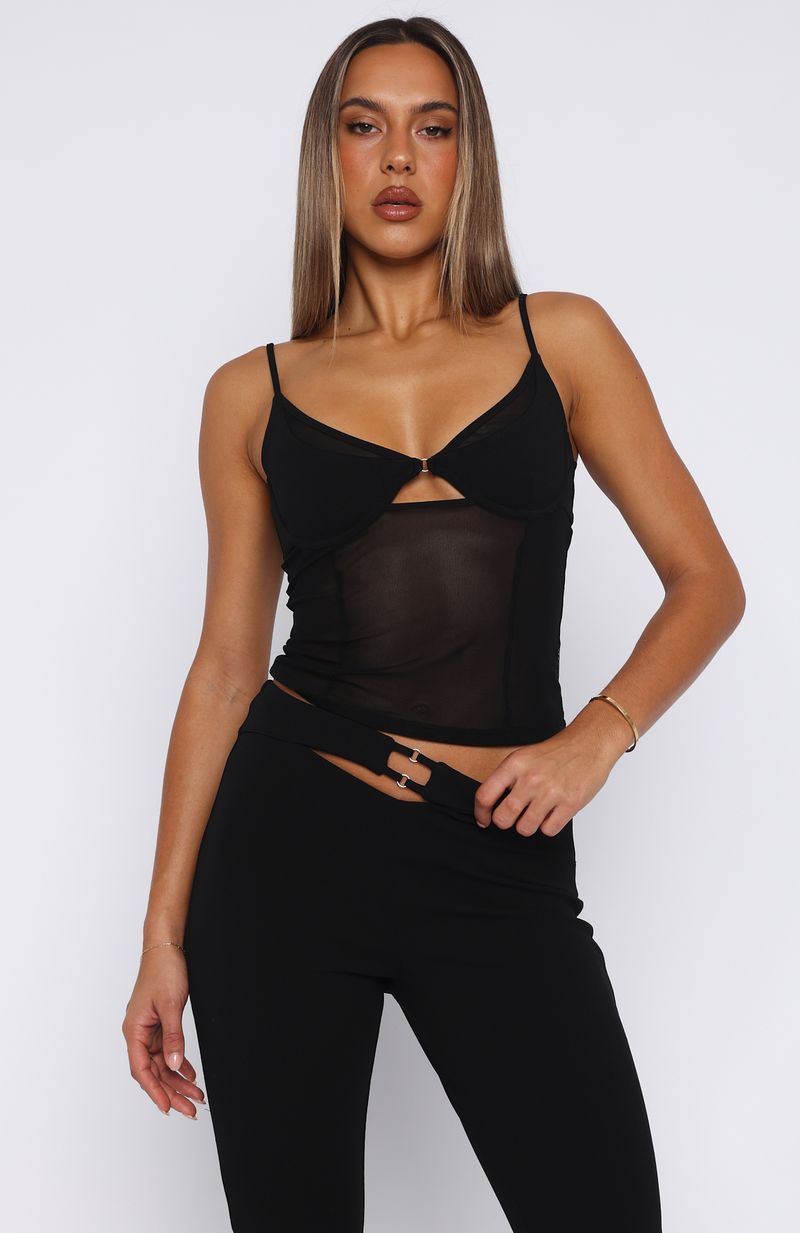 Forever Tonight Top Black