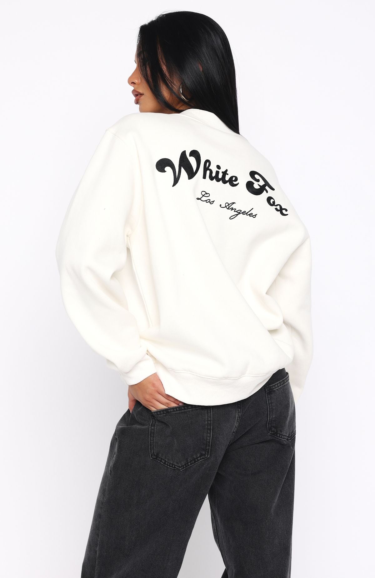 Through Thick And Thin Oversized Sweater Cream