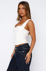 Chasing Shadows Bustier Off White