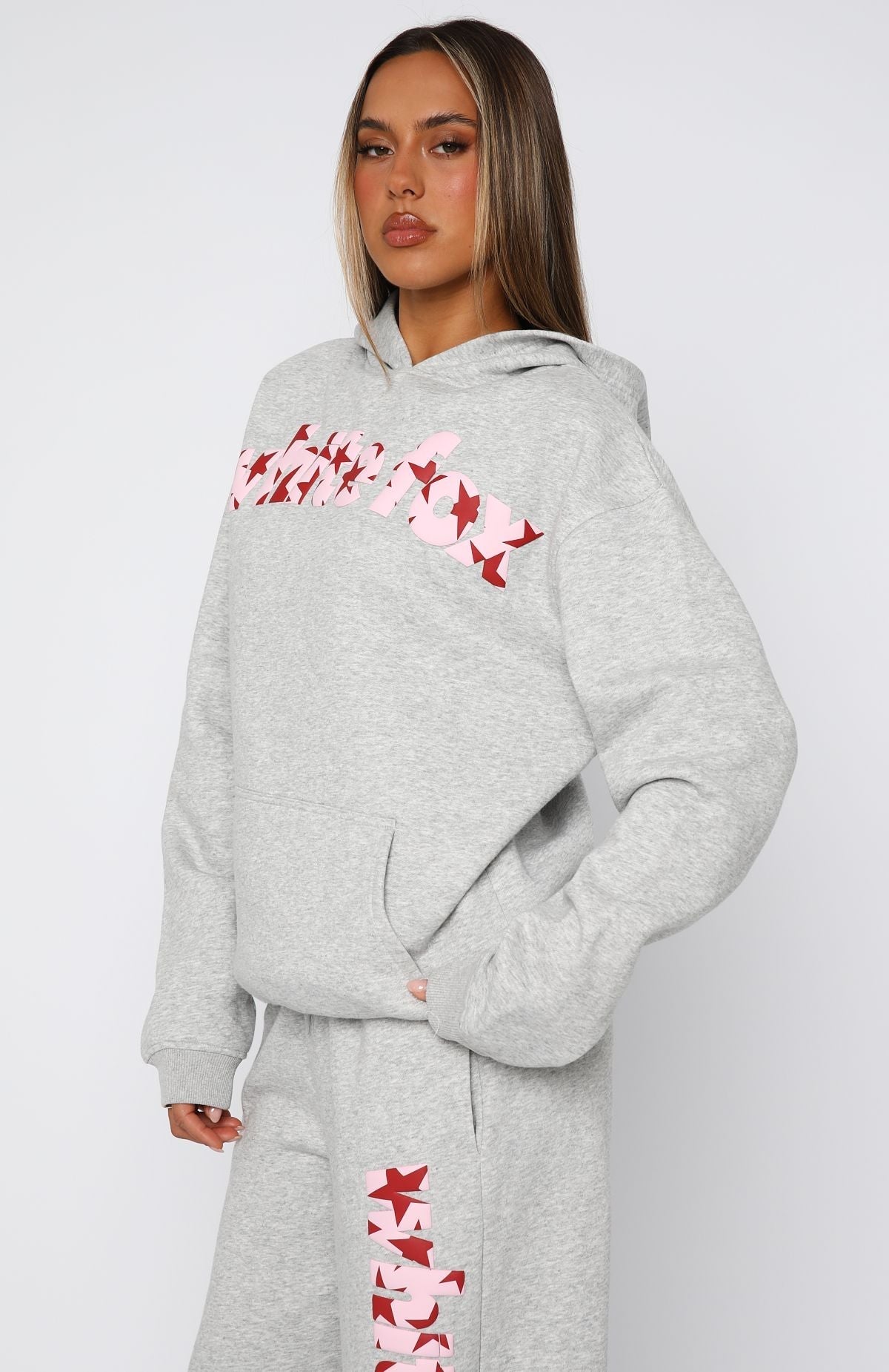 From The Archives Jaxx Oversized Hoodie Dark Grey Marle